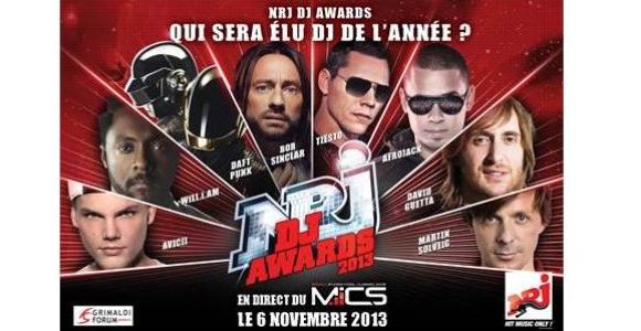 NRJ DJ Awards 2013 : les gagnants et résultats