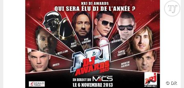 NRJ DJ Awards 2013 : les gagnants et résultats