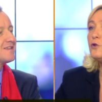 Marine Le Pen prend violemment à partie Christophe Barbier sur iTélé