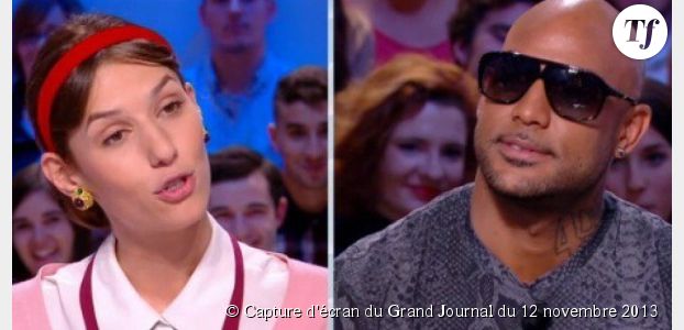 Doria Tillier "clashe" Booba dans le "Grand Journal" de Canal Plus