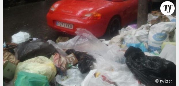 Madrid croule sous les déchets - en photos