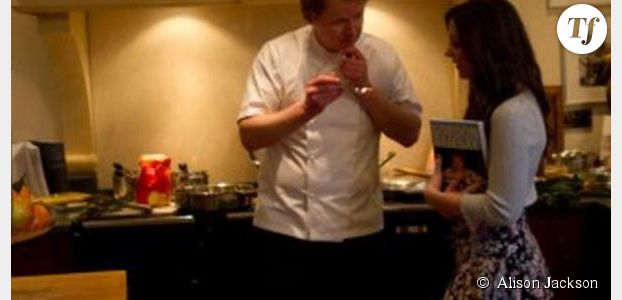 Kate Middleton prend (presque) des cours de cuisine avec Gordon Ramsay 