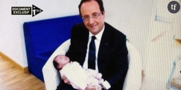 François Hollande et le bébé : d'où vient la photo qui fait jaser ?