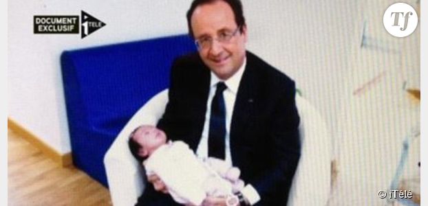 François Hollande et le bébé : d'où vient la photo qui fait jaser ?