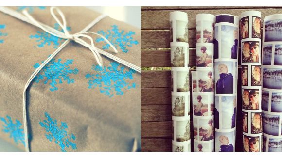 Trois idées pour du papier cadeau personnalisé et pas cher