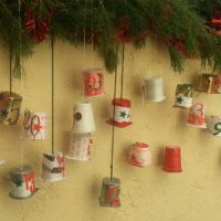 Noël 2013 : fabriquer un calendrier de l’avent avec des pots de yaourt - DIY