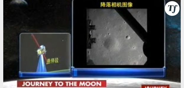 Conquête spatiale: la Chine réussit à alunir son rover du premier coup - en vidéo
