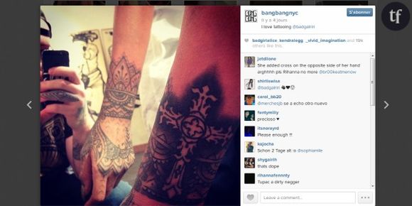 Rihanna : un nouveau tatouage complètement raté ?