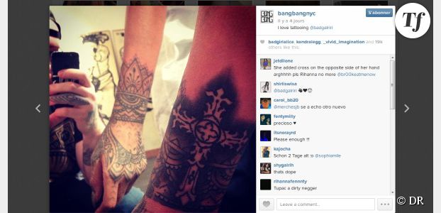 Rihanna : un nouveau tatouage complètement raté ?