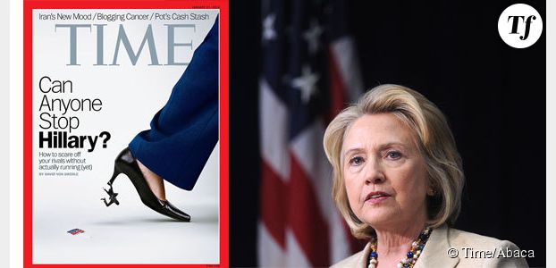 Hillary Clinton : quand "Time" en fait un talon géant qui piétine un homme