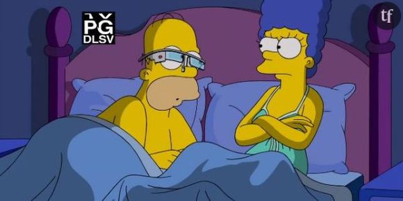 Google Glass : Homer Simpson teste les lunettes connectées