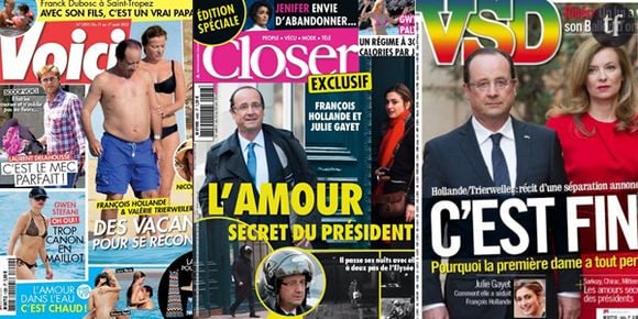 Affaire Hollande-Gayet - François et Valérie : 7 ans d'amour en 14 couvertures