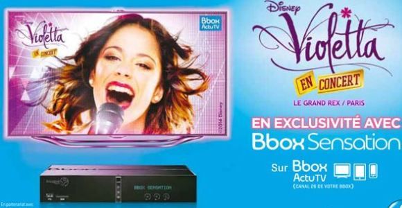 Violetta : le concert de Martina Stoessel diffusé sur Bouygues Telecom