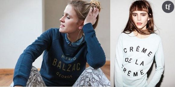 Sweats et tee-shirts à message pour week-ends stylés