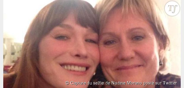 Nadine Morano : son selfie sur Twitter avec Carla Bruni-Sarkozy  (photo)