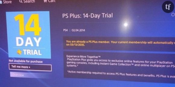 PS4 : un bug et un abonnement gratuit au PS Plus