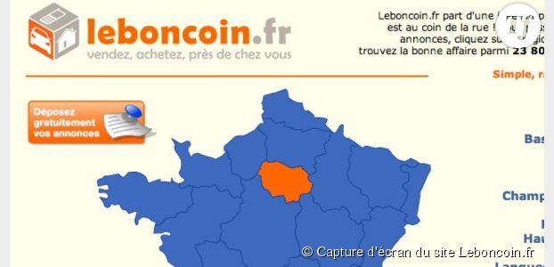 Vente en ligne: l’audience du site Leboncoin.fr dépasse celle d’eBay en France