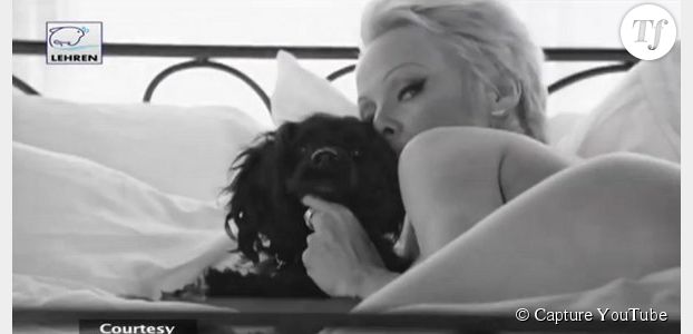 Pamela Anderson nue pour la PETA, la blonde récidive - vidéo