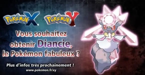 Pokemon X&Y sur 3DS : les statistiques de Diancie, nouveau légendaire