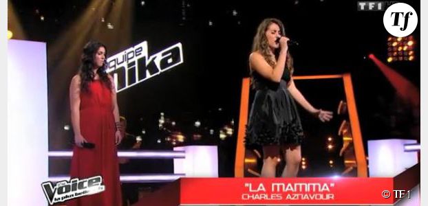 The Voice 2014 : Claudia Costa vs Marina D’Amico sur Aznavour (Vidéo)