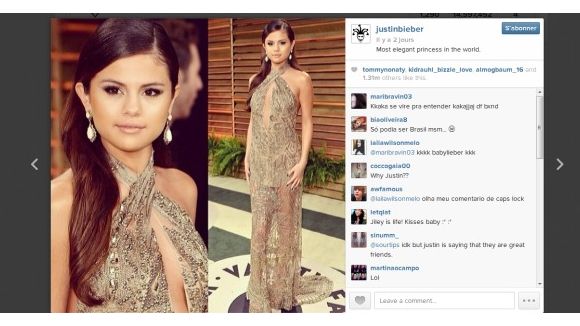 Selena Gomez : Justin Bieber tente de la reconquérir sur Instagram