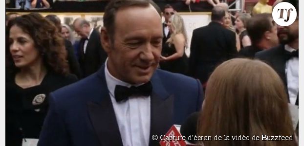 Kevin Spacey ("House of Cards") soumis à une interview girly pendant les Oscars