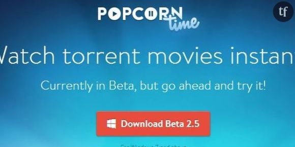 Popcorn Time : fermeture du site et logiciel indisponible au téléchargement