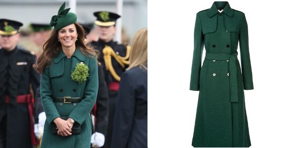 Kate Middleton : où acheter son manteau vert émeraude de ...