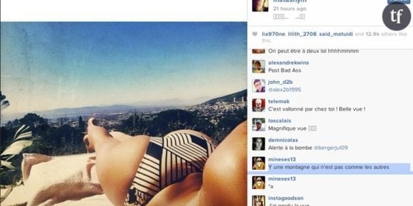 Shy'm montre ses fesses sur Instagram