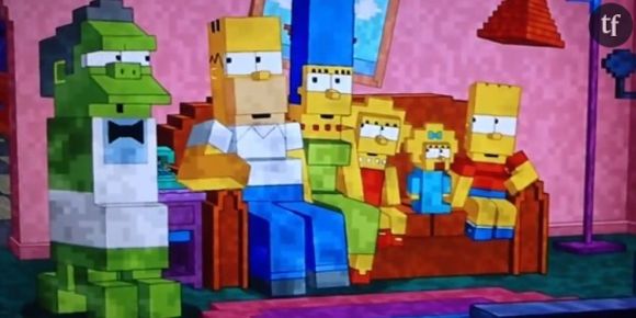 Minecraft : les Simpson font un clin d'oeil au jeu