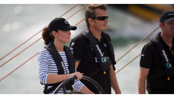 Kate Middleton plus forte que son mari lors d'une course de bateaux