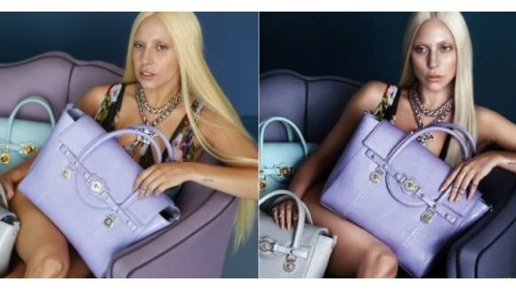 Lady Gaga : les photos non retouchées de sa campagne pour Versace 