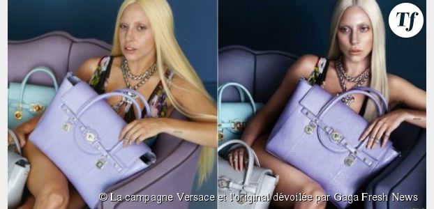 Lady Gaga : les photos non retouchées de sa campagne pour Versace 