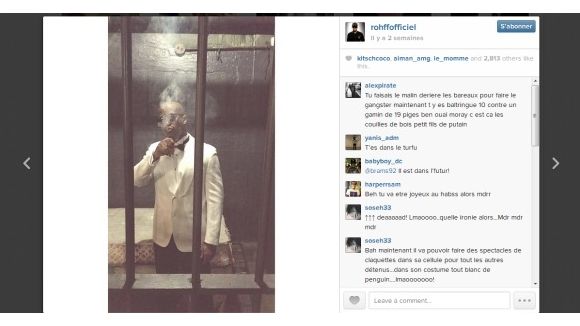 Booba vs Rohff : une vidéo de ROH2F en prison fuite sur le net