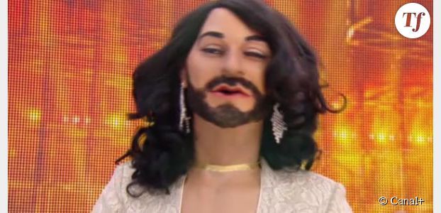 Conchita Wurst (Eurovision) débarque aux Guignols de l'info de Canal + 