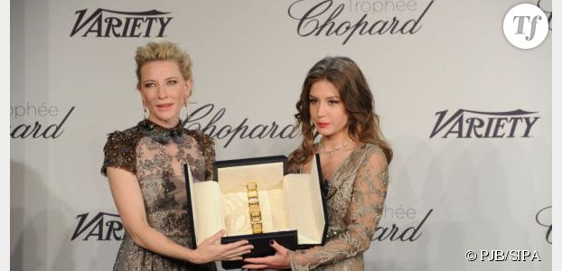 Festival de Cannes 2014 : Adèle Exarchopoulos reçoit le trophée Chopard