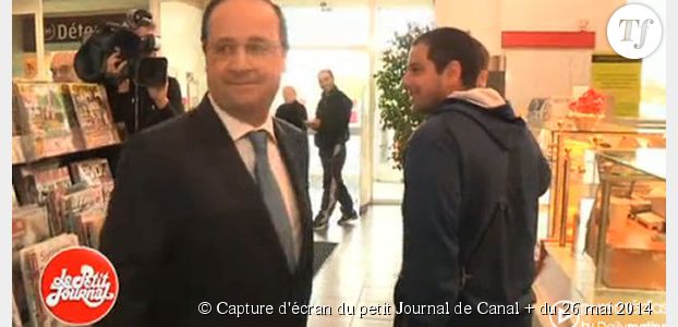 Insolite - Quand François Hollande surgit en plein rayon sandwich d'une station-service 