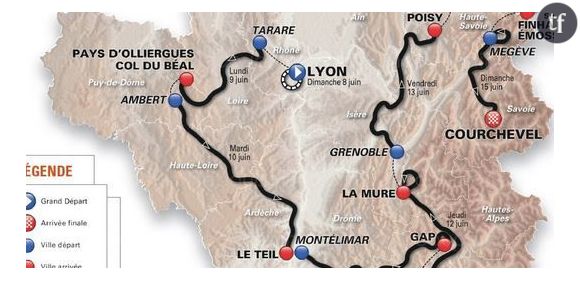 Critérium du Dauphiné 2014 : parcours, étapes diffusion TV et streaming