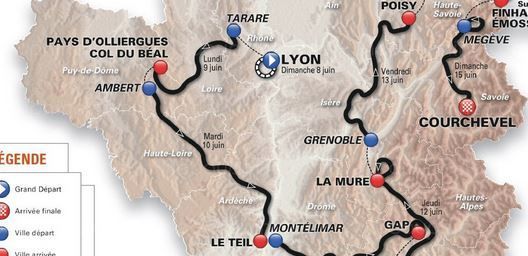 Critérium du Dauphiné 2014 : parcours, étapes diffusion TV et streaming