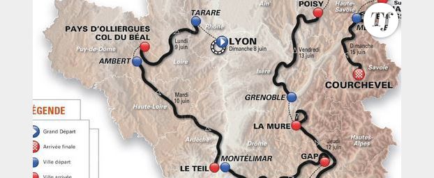 Critérium du Dauphiné 2014 : parcours, étapes diffusion TV et streaming