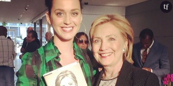 Katy Perry accorde son soutien à Hillary Clinton