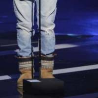 Pharrell Williams fait le buzz avec ses bottes en pattes d'ours