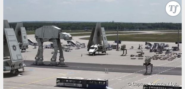 Star Wars VII: l'Empire Galactique envahit l'aéroport de Francfort - vidéo
