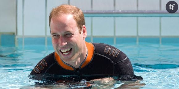 Le prince William est le roi de la plongée