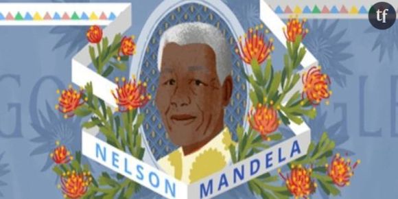 Google rend hommage à Nelson Mandela dans son Doodle