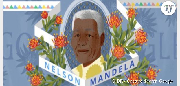 Google rend hommage à Nelson Mandela dans son Doodle