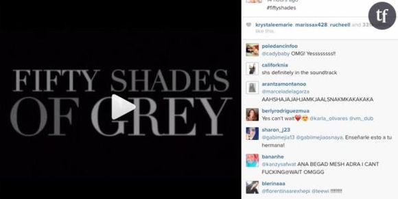 Beyoncé poste un teaser inédit du film “Fifty Shades of Grey” sur son compte instagram