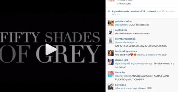 Beyoncé poste un teaser inédit du film “Fifty Shades of Grey” sur son compte instagram