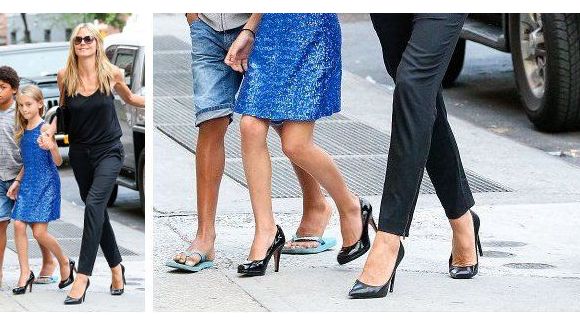 Heidi Klum accepte que sa fille de 11 ans porte des talons hauts : déraisonnable ou amusant ?