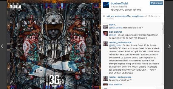 Booba annonce 3G, son nouveau morceau